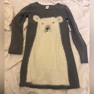 Gymboree polar bear sweater dress. Size 12